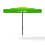 Petit parasol avec manivelle, rectangulaire, 300 x 200 cm