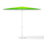 Petit parasol avec manivelle, rectangulaire, sans volant, 300 x 200 cm