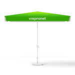 Petit parasol avec manivelle, rectangulaire, 300 x 200 cm