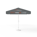 Parasol avec impression de logo, 250 x 250 cm, 2 segments imprimés