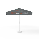 Parasol avec impression de logo, 250 x 250 cm, les 4 segments imprimés avec 1 motif