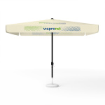Parasol avec impression de logo, 300 x 300 cm, 2 segments imprimés