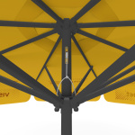 Parasol avec impression de logo, ø 300 cm, détail de la poulie