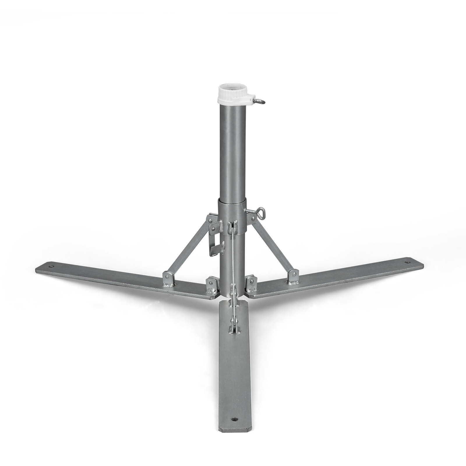 Pied de parasol rabattable ø 117 cm/12 kg pour tubes ø 50 mm