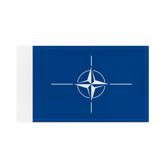 Petite bannière avec fourreau, OTAN