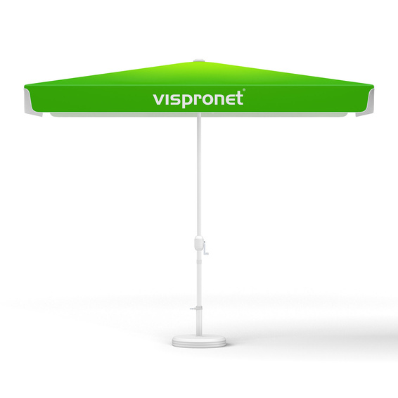 Petit parasol avec manivelle, rectangulaire, 300 x 200 cm