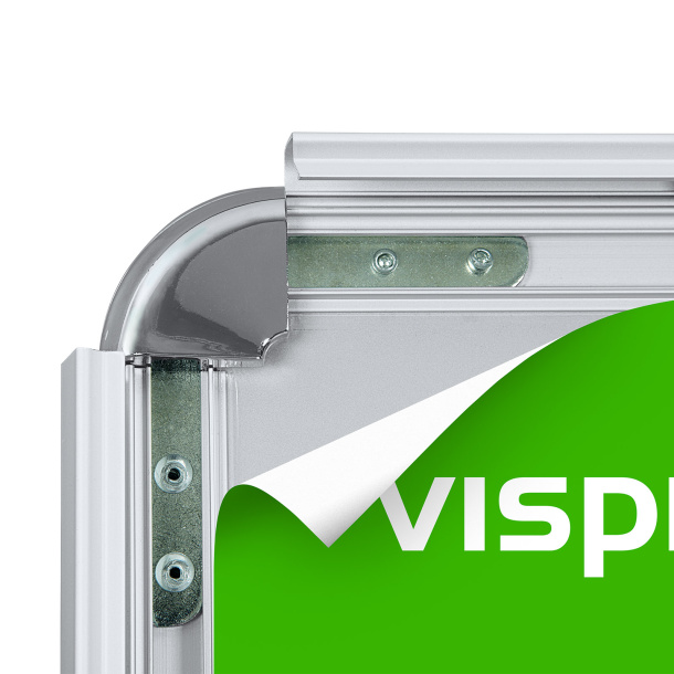 einfacher Motivwechsel durch Klapprahmenprofile