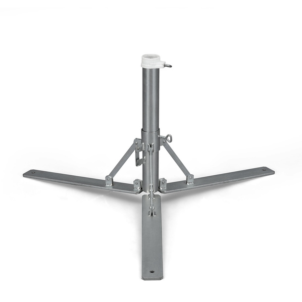 Pied de parasol rabattable ø 117 cm/12 kg pour tubes ø 50 mm