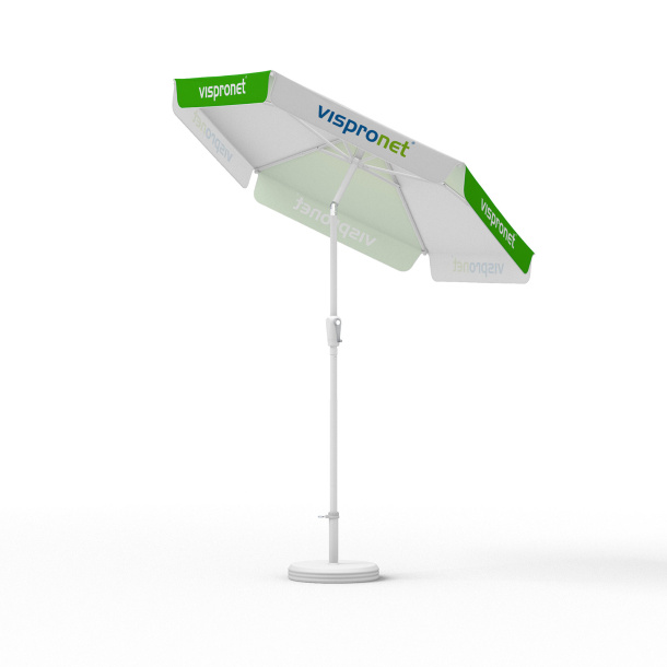 Petit parasol avec manivelle, ø 210 cm, toit orientable