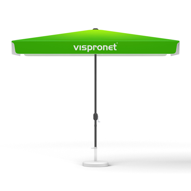 Petit parasol avec manivelle, rectangulaire, 300 x 200 cm