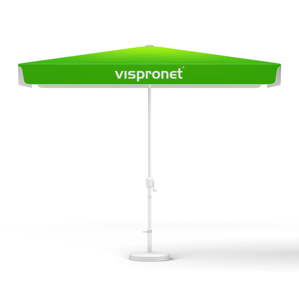 Petit parasol avec manivelle, rectangulaire, 300 x 200 cm