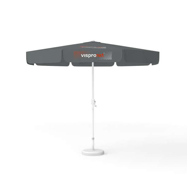 Parasol avec impression de logo, ø 300 cm, 4 segments imprimés avec 1 motif
