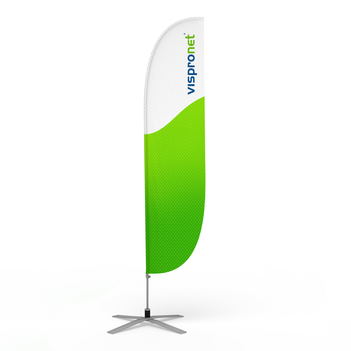 Bowflag® Basic incl. pied croisé ø 100 cm/17 kg avec rotateur et ressort