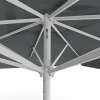 Parasol anthracite, 300 x 300 cm, détail du cordon de tirage