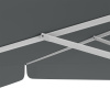 Parasol anthracite, 300 x 300 cm, baleines robustes