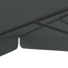 Parasol anthracite, 250 x 250 cm, baleines robustes