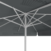 Parasol avec impression de logo, 250 x 250 cm, vue de dessous
