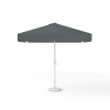 Parasol carré anthracite, 250 × 250 cm, avec manivelle, uni