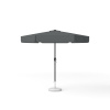 Parasol rond anthracite uni, ø 250 cm, avec manivelle