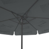 Parasol avec impression de logo, ø 250 cm, vue du dessous