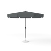 Parasol rond anthracite uni, ø 300 cm, avec manivelle