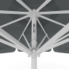 Parasol avec impression de logo, ø 300 cm, détail de la poulie