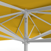 Parasol orange, 250 x 250 cm, détail du cordon de tirage