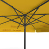 Parasol avec impression de logo, 300 x 300 cm, vue de dessous