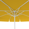 Parasol orange, ø 300 cm, vue de dessous
