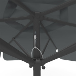 Parasol anthracite, ø 250 cm, détail du cordon de tirage