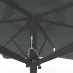 Parasol avec impression de logo, ø 250 cm, détail de la poulie