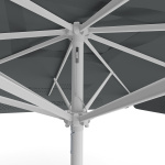 Parasol avec impression de logo, 300 x 300 cm, détail de la poulie