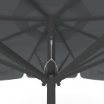 Parasol avec impression de logo, ø 300 cm, détail de la poulie