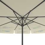 Parasol avec impression de logo, ø 300 cm, vue du dessous