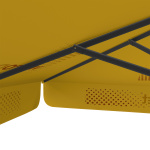 Parasol avec impression de logo, 250 x 250 cm, montants robustes