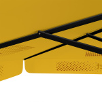 Parasol avec impression de logo, 300 x 300 cm, montants robustes