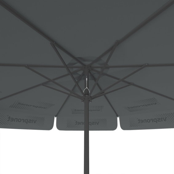 Parasol avec impression de logo, ø 300 cm, vue du dessous