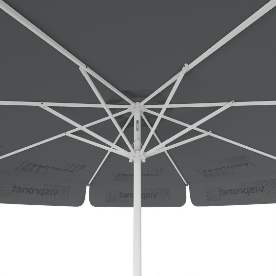 Parasol avec impression de logo, ø 300 cm, vue du dessous