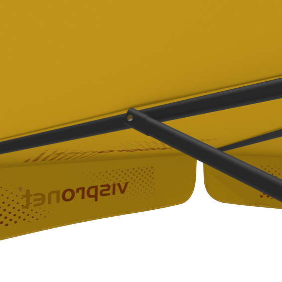 Parasol avec impression de logo, ø 250 cm, montants robustes