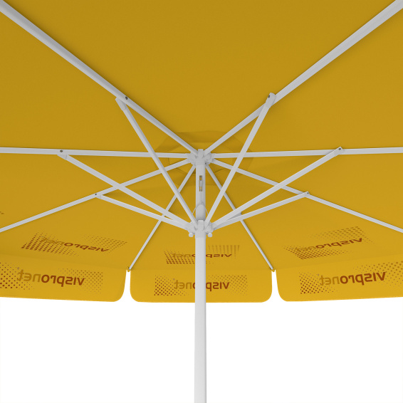Parasol avec impression de logo, ø 300 cm, vue du dessous
