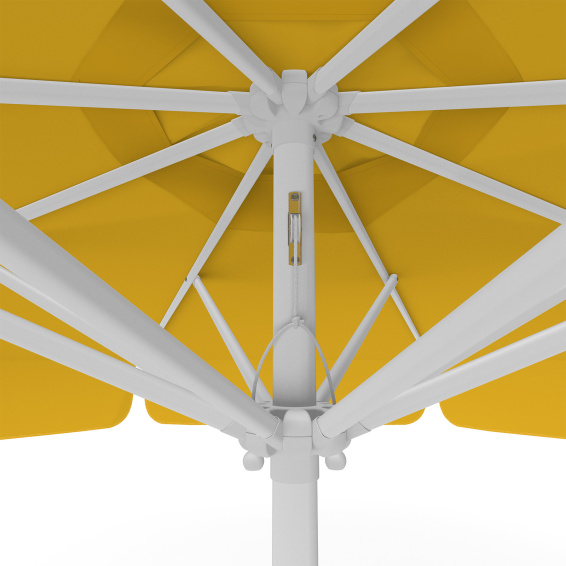 Parasol orange, ø 300 cm, détail du cordon de traction