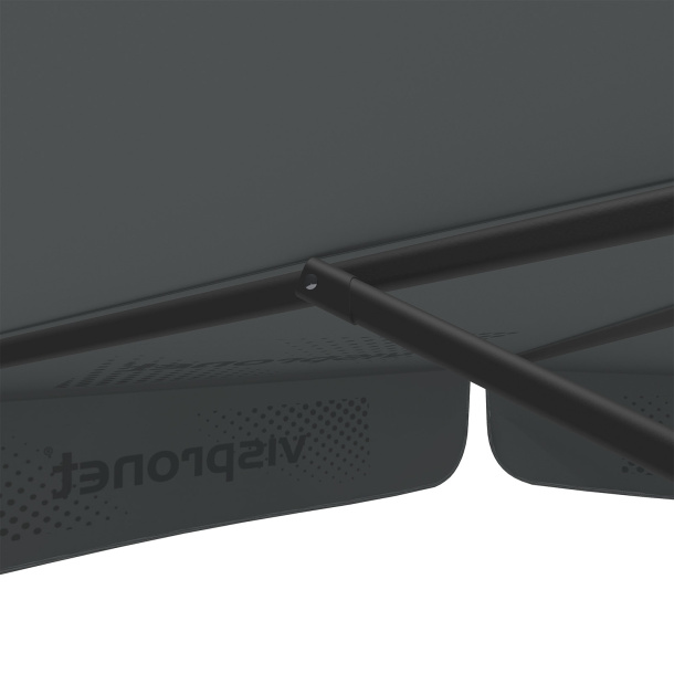 Parasol avec impression de logo, ø 250 cm, montants robustes