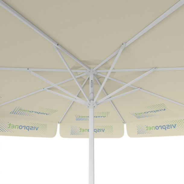 Parasol avec impression de logo, ø 300 cm, vue du dessous