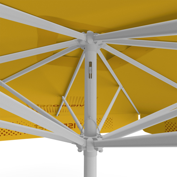 Parasol avec impression de logo, 250 x 250 cm, détail de la poulie