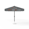 Parasol avec impression de logo, 250 x 250 cm, les 4 segments imprimés avec 1 motif