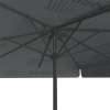 Parasol avec impression de logo, 250 x 250 cm, vue de dessous