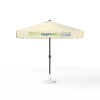 Parasol avec impression de logo, 250 x 250 cm, tous les 4 volants imprimés avec 1 motif