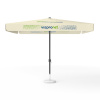 Parasol avec impression de logo, 300 x 300 cm, les 4 segments imprimés avec 1 motif