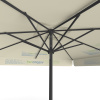 Parasol avec impression de logo, 300 x 300 cm, vue de dessous