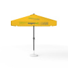 Parasol avec impression de logo, 250 x 250 cm, 2 segments imprimés